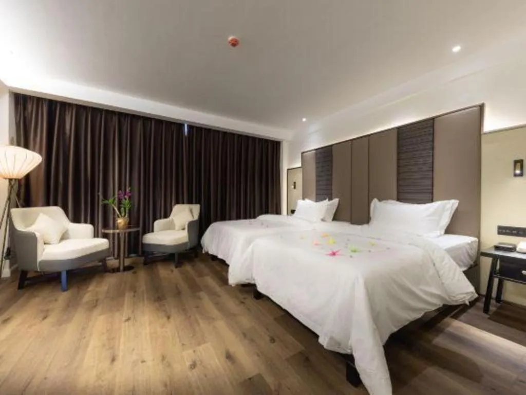 Bed in Jinjiang Metropolo Haikou East High Speed Railway Station Normal University