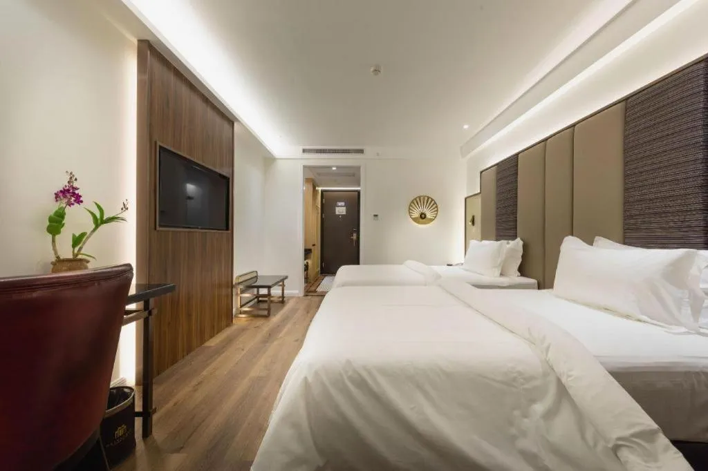 Bed in Jinjiang Metropolo Haikou East High Speed Railway Station Normal University