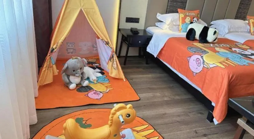 Bed in Jinjiang Metropolo Haikou East High Speed Railway Station Normal University