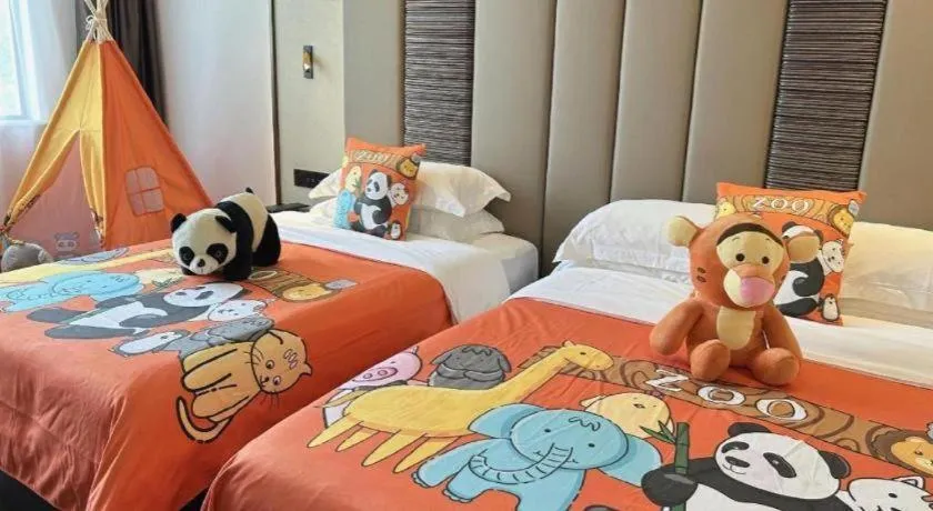 Bed in Jinjiang Metropolo Haikou East High Speed Railway Station Normal University