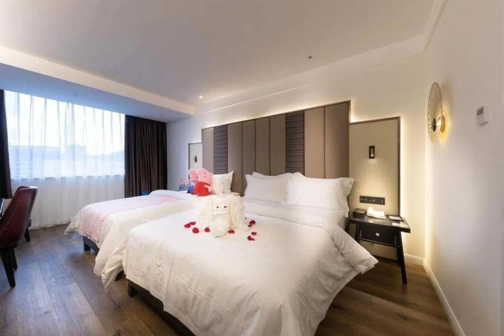 Bed in Jinjiang Metropolo Haikou East High Speed Railway Station Normal University