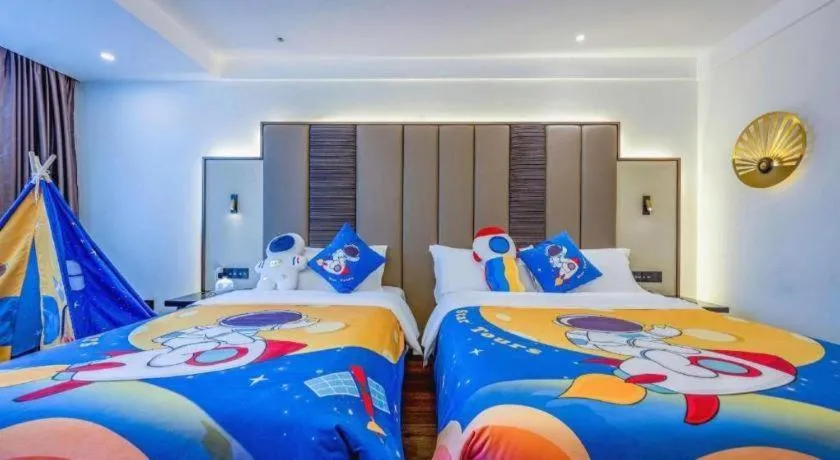 Bed in Jinjiang Metropolo Haikou East High Speed Railway Station Normal University