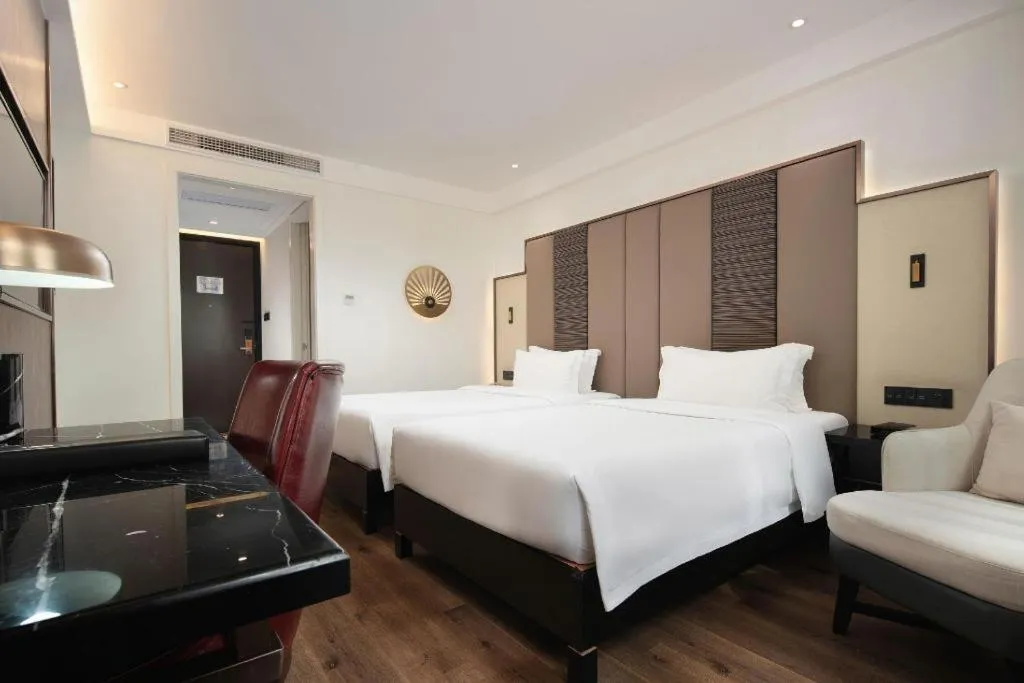 Bed in Jinjiang Metropolo Haikou East High Speed Railway Station Normal University