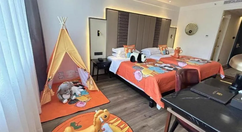 Bed in Jinjiang Metropolo Haikou East High Speed Railway Station Normal University