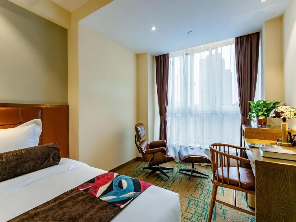 Bed in James Joyce Coffetel· Xianyang Renmin Road Central Square Store