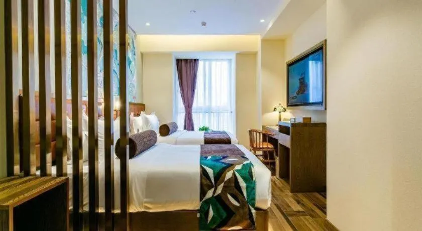 Bed in James Joyce Coffetel· Xianyang Renmin Road Central Square Store