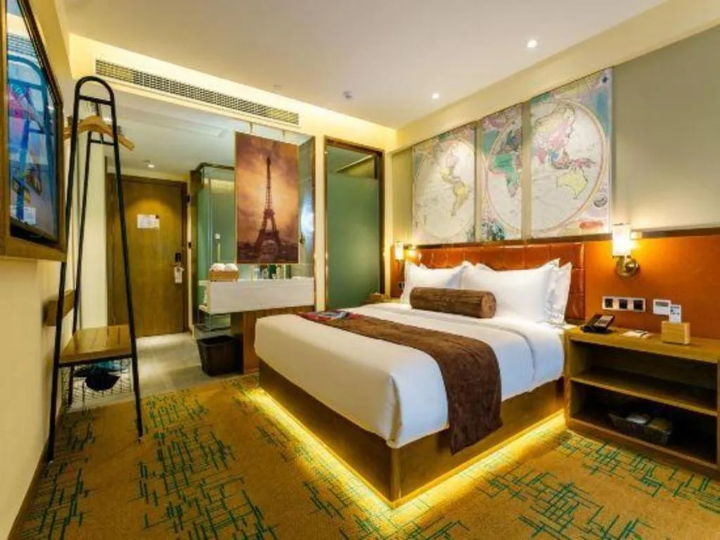 Bed in James Joyce Coffetel· Xianyang Renmin Road Central Square Store