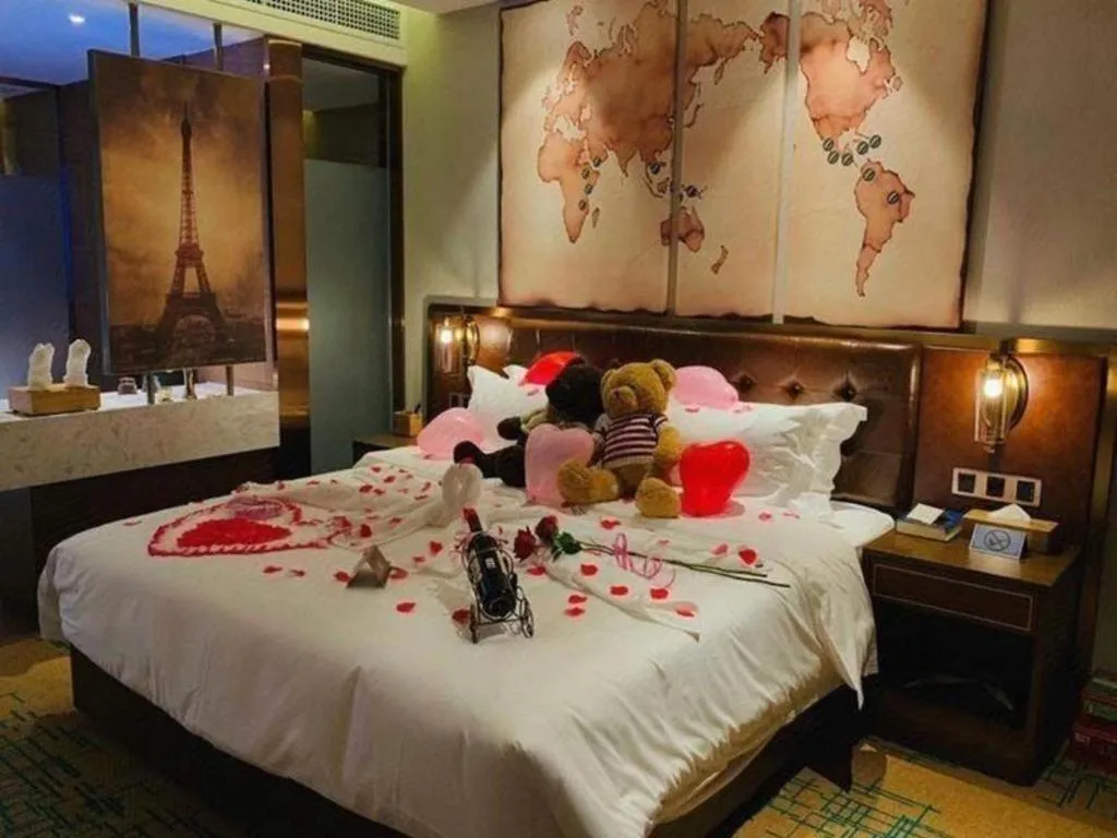 Bed in James Joyce Coffetel· Xianyang Renmin Road Central Square Store