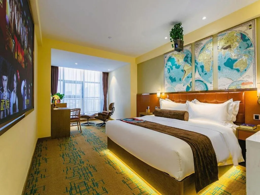 Bed in James Joyce Coffetel· Xianyang Renmin Road Central Square Store