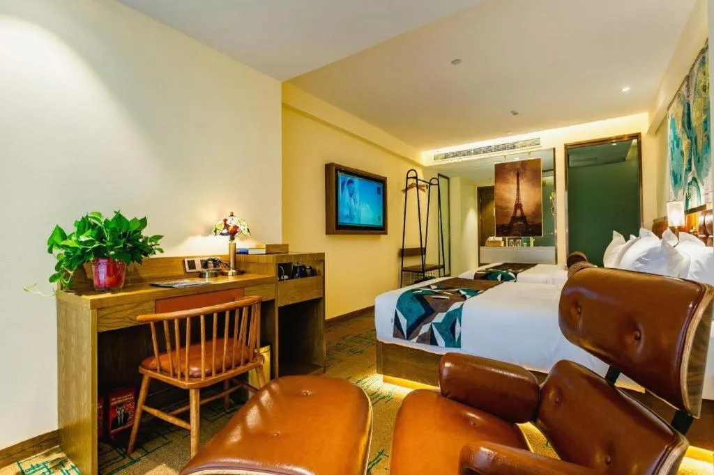 Bed in James Joyce Coffetel· Xianyang Renmin Road Central Square Store