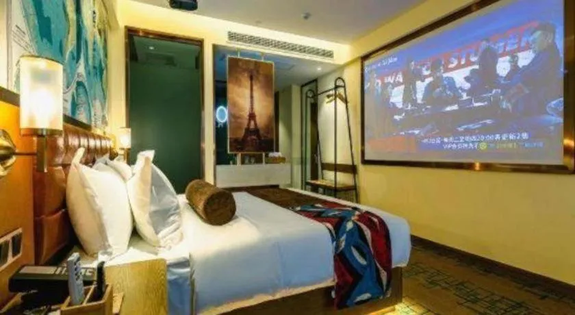 Bed in James Joyce Coffetel· Xianyang Renmin Road Central Square Store