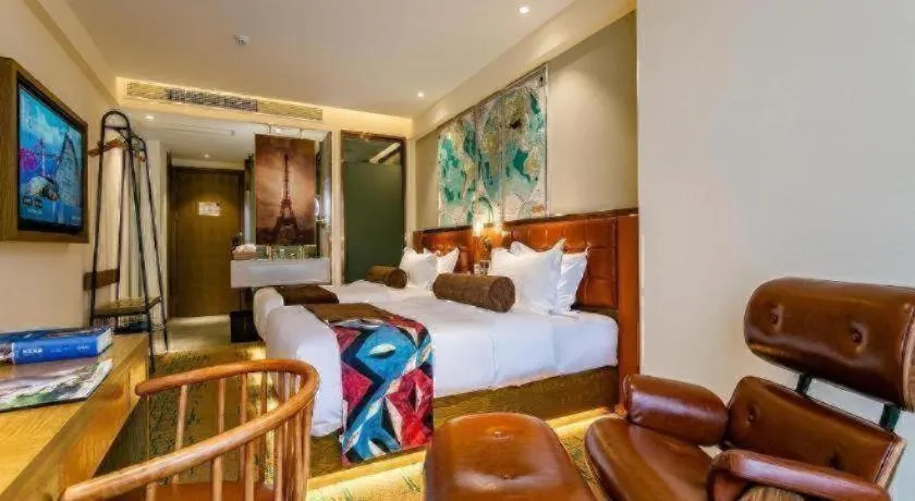 Bed in James Joyce Coffetel· Xianyang Renmin Road Central Square Store