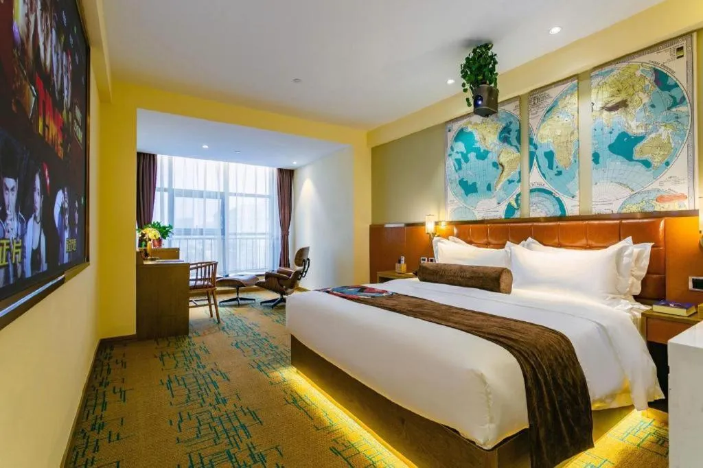 Bed in James Joyce Coffetel· Xianyang Renmin Road Central Square Store