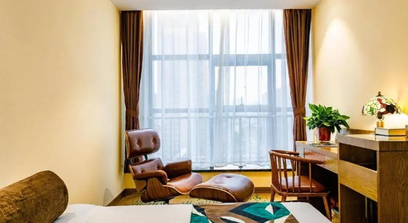 Bed in James Joyce Coffetel· Xianyang Renmin Road Central Square Store