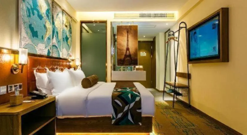 Bed in James Joyce Coffetel· Xianyang Renmin Road Central Square Store