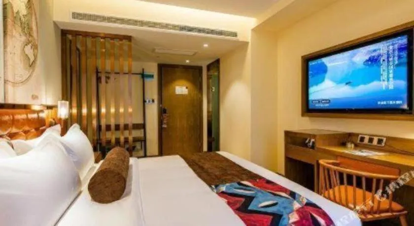 Bed in James Joyce Coffetel· Xianyang Renmin Road Central Square Store