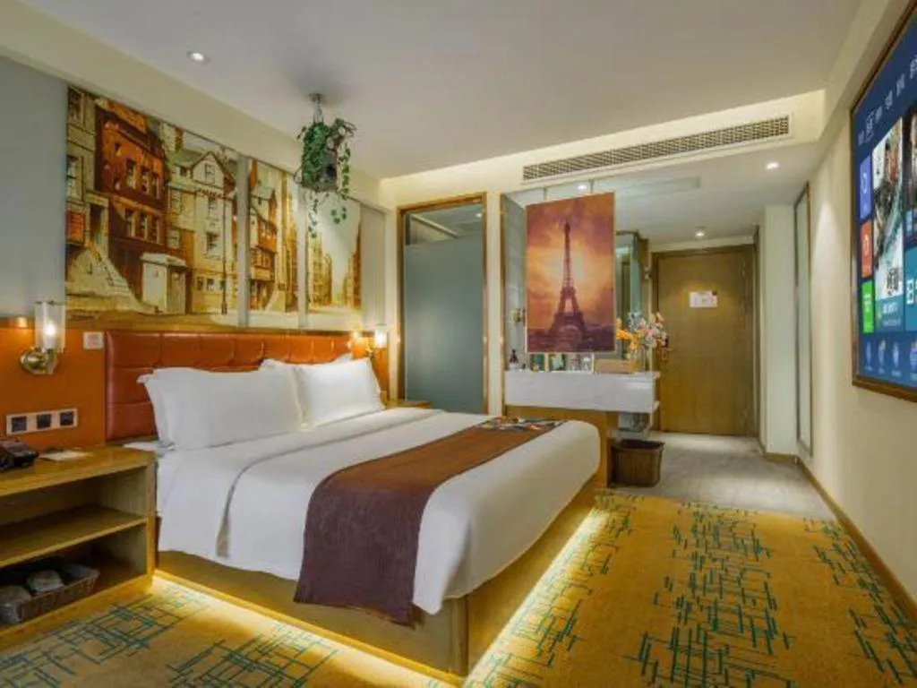 Bed in James Joyce Coffetel· Xianyang Renmin Road Central Square Store