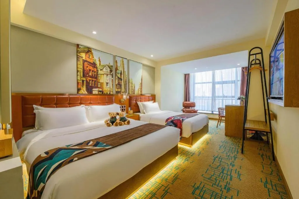 Bed in James Joyce Coffetel· Xianyang Renmin Road Central Square Store