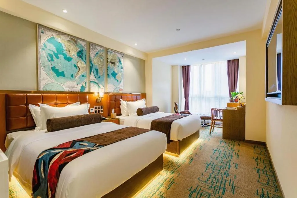 Bed in James Joyce Coffetel· Xianyang Renmin Road Central Square Store