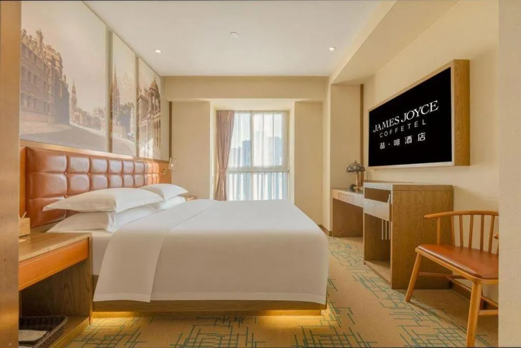 Bed in James Joyce Coffetel· Xianyang Renmin Road Central Square Store