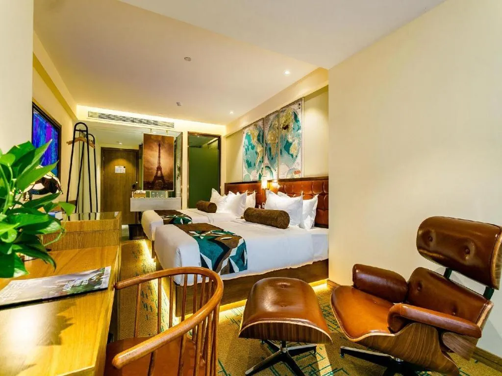 Bed in James Joyce Coffetel· Xianyang Renmin Road Central Square Store