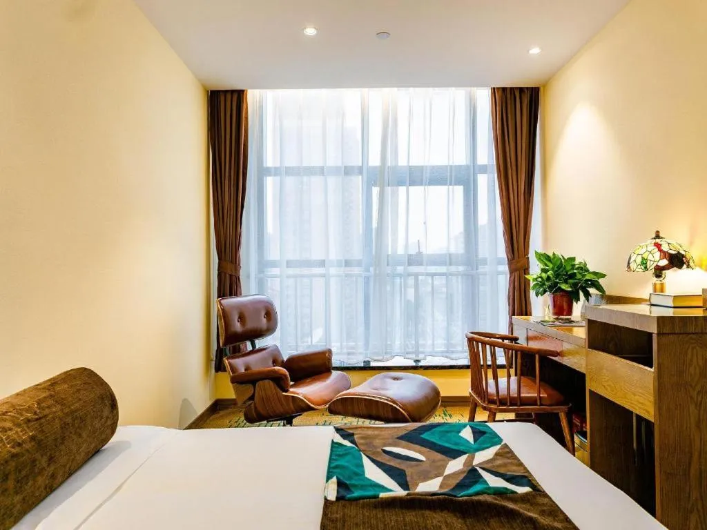 Bed in James Joyce Coffetel· Xianyang Renmin Road Central Square Store