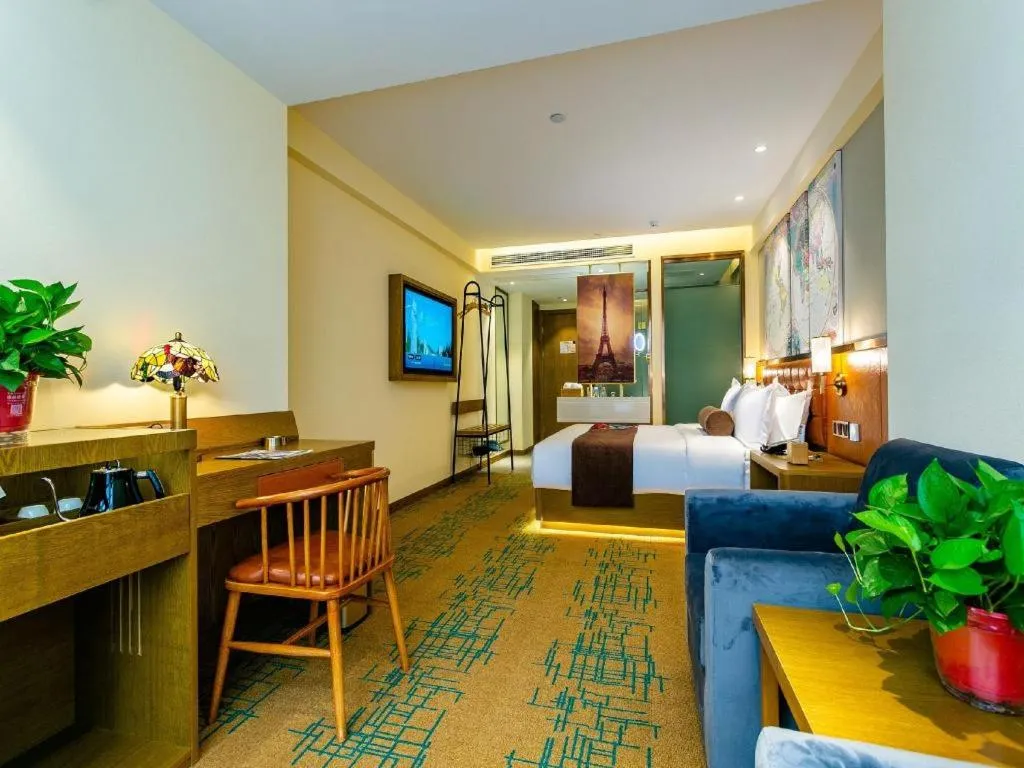 Bed in James Joyce Coffetel· Xianyang Renmin Road Central Square Store