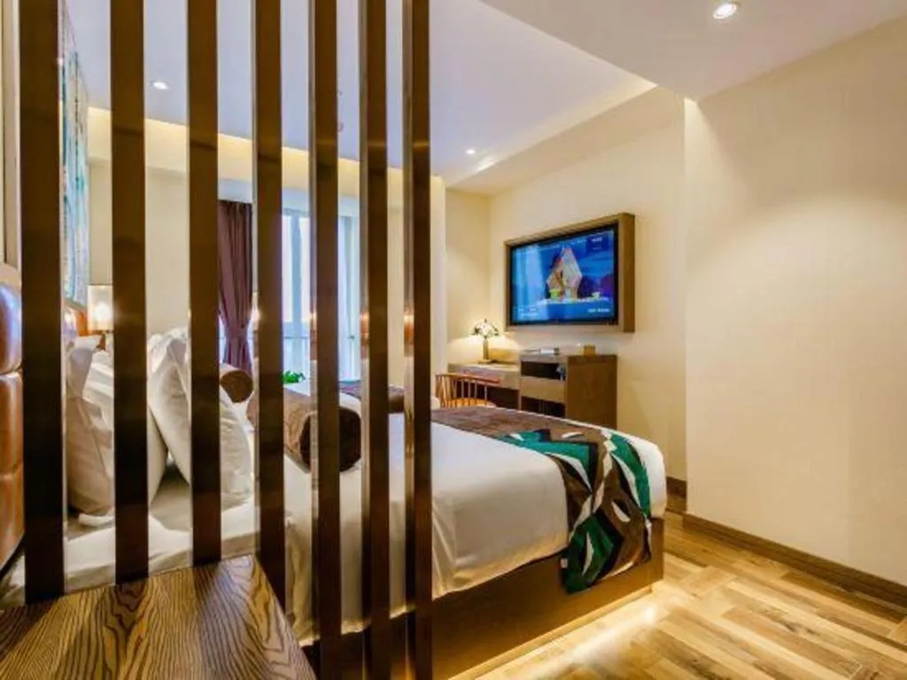 Bed in James Joyce Coffetel· Xianyang Renmin Road Central Square Store