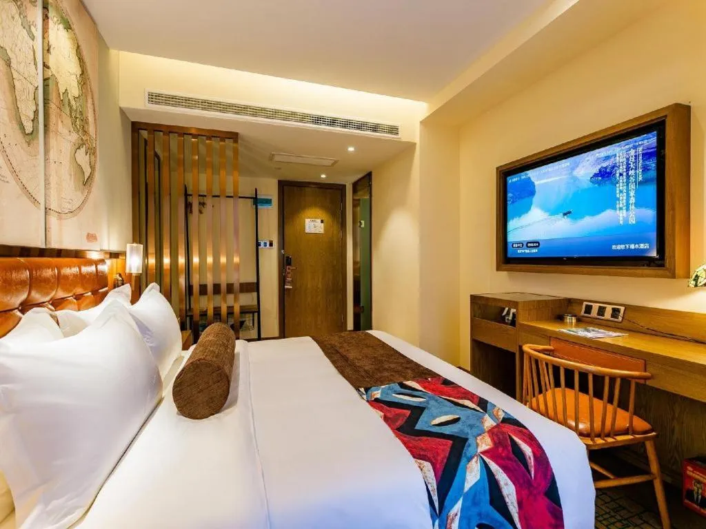 Bed in James Joyce Coffetel· Xianyang Renmin Road Central Square Store