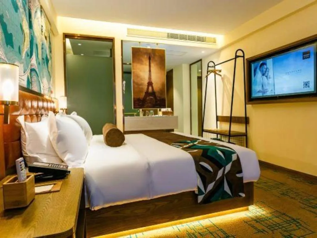 Bed in James Joyce Coffetel· Xianyang Renmin Road Central Square Store