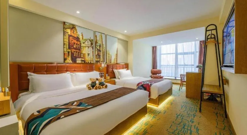 Bed in James Joyce Coffetel· Xianyang Renmin Road Central Square Store