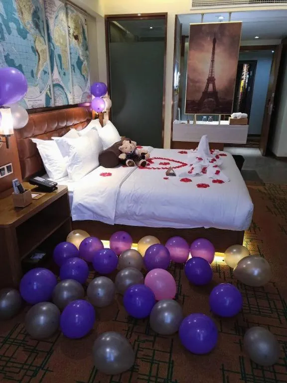 Bed in James Joyce Coffetel· Xianyang Renmin Road Central Square Store