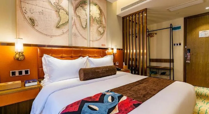 Bed in James Joyce Coffetel· Xianyang Renmin Road Central Square Store