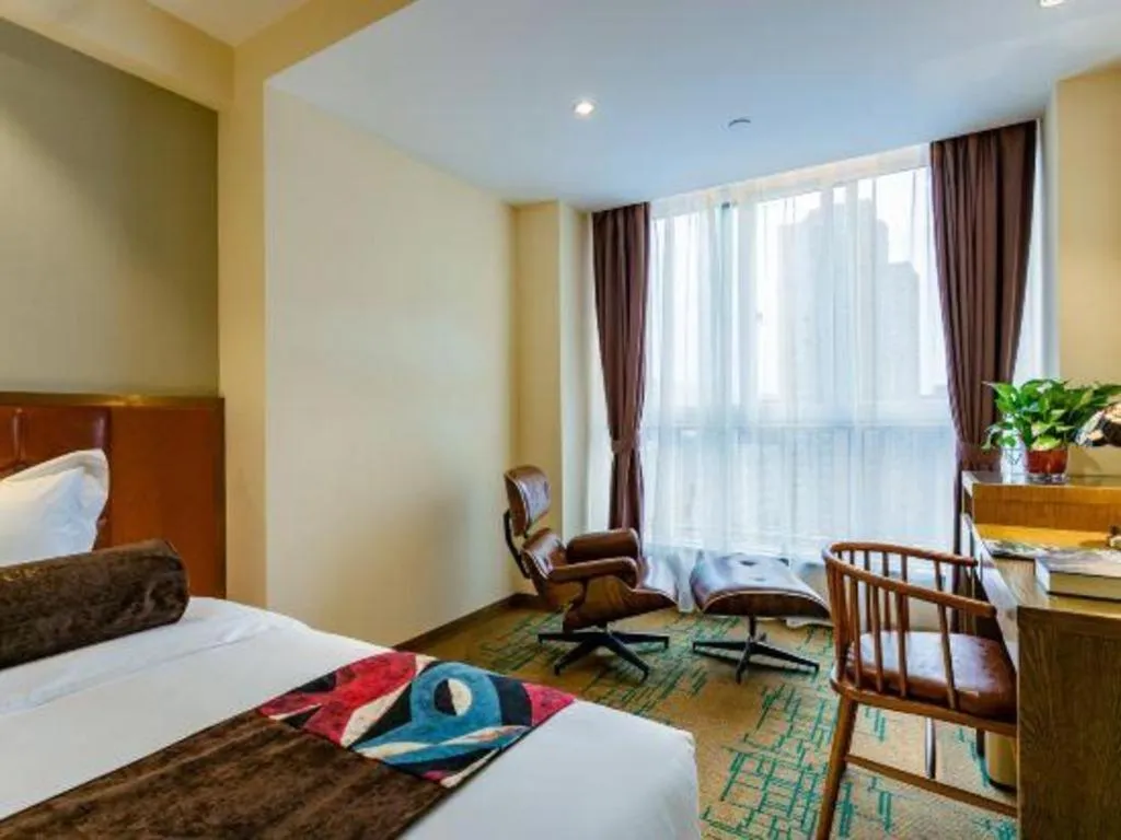 Bed in James Joyce Coffetel· Xianyang Renmin Road Central Square Store