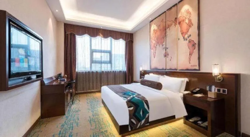 Bed in James Joyce Coffetel· Tianjin Olympic Center Lingbin Road Metro Station