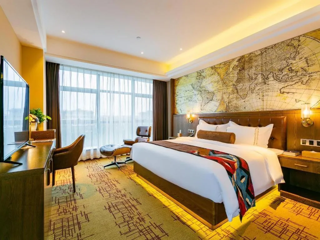 Bed in James Joyce Coffetel· Chengdu Shuangliu Airport Haibing City Wanda