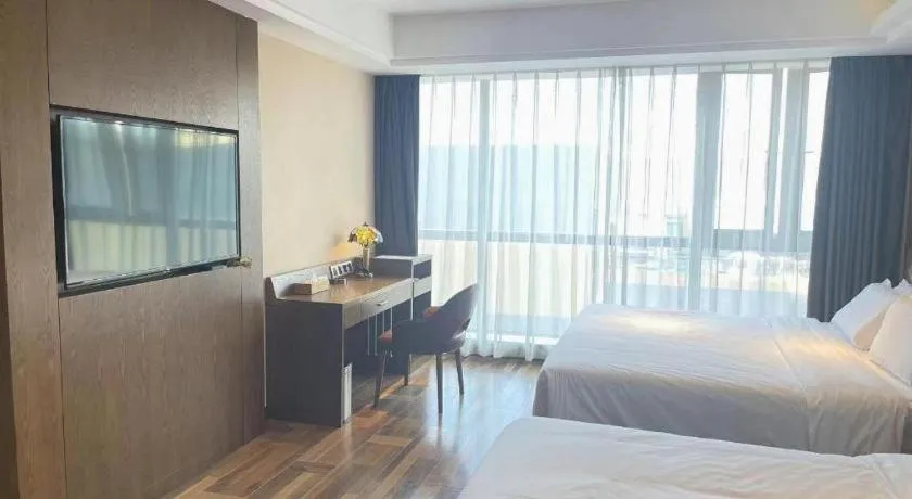 Bed in James Joyce Coffetel· Chengdu Shuangliu Airport Haibing City Wanda