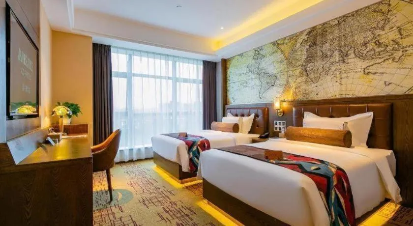 Bed in James Joyce Coffetel· Chengdu Shuangliu Airport Haibing City Wanda