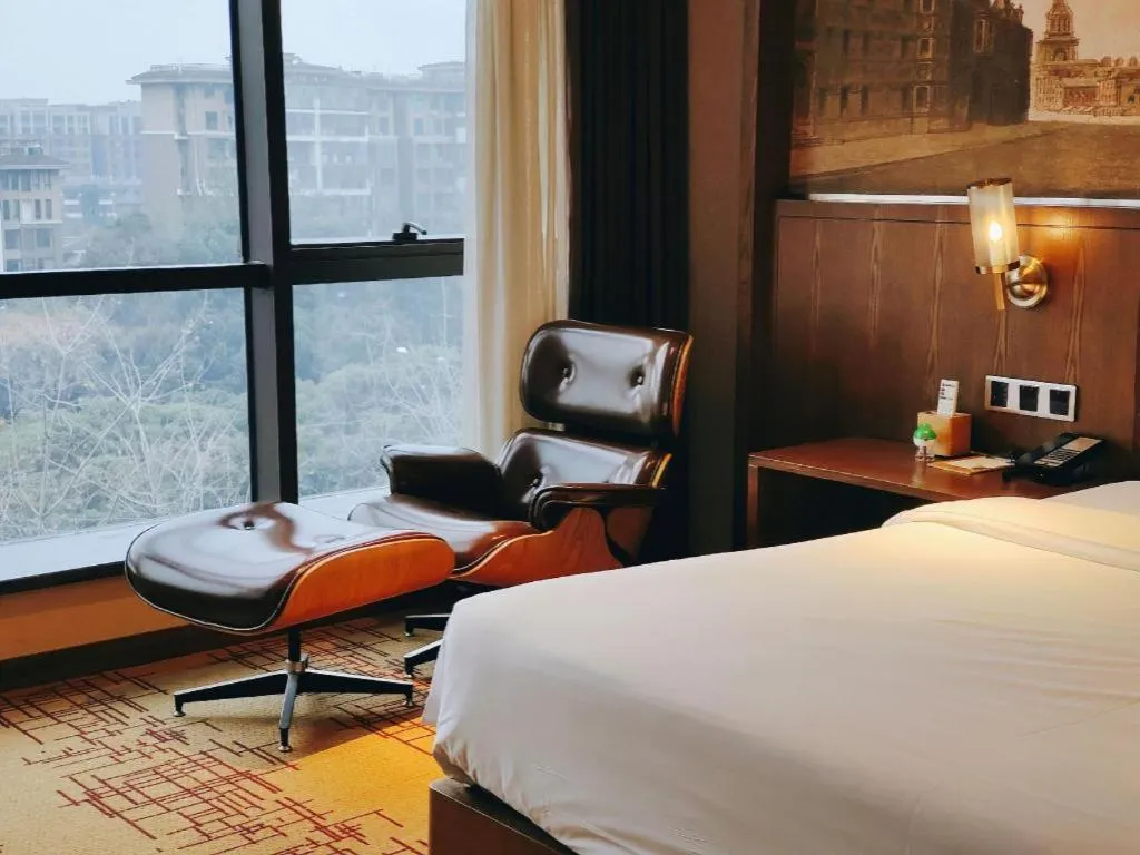 Bed in James Joyce Coffetel· Chengdu Shuangliu Airport Haibing City Wanda