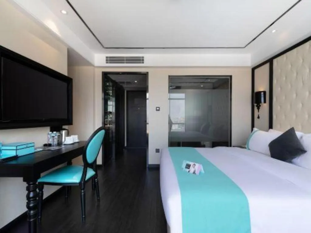 Bed in Xana Hotelle· Dongguang Chang'An Binhaiwan Jian'An Road