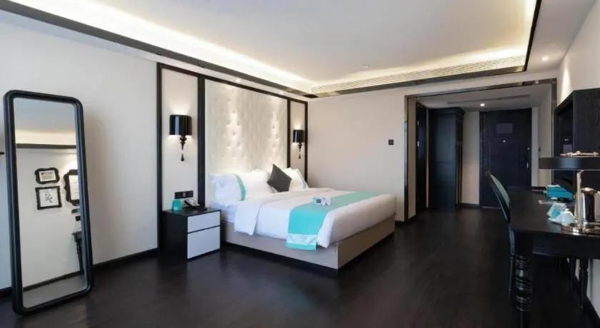 Bed in Xana Hotelle· Dongguang Chang'An Binhaiwan Jian'An Road