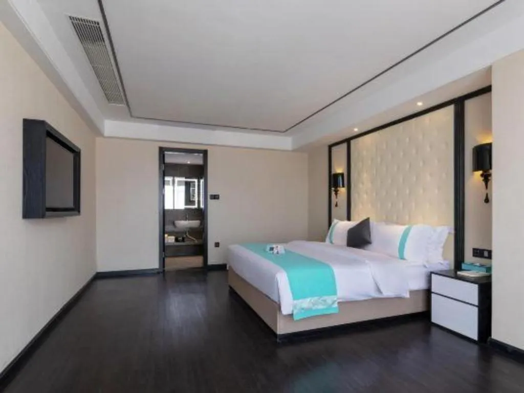 Bed in Xana Hotelle· Dongguang Chang'An Binhaiwan Jian'An Road