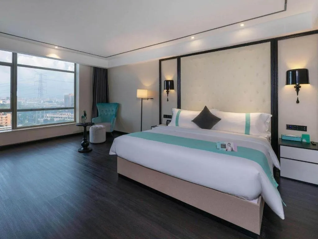 Bed in Xana Hotelle· Dongguang Chang'An Binhaiwan Jian'An Road