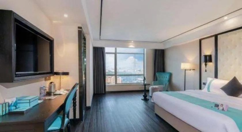 Bed in Xana Hotelle· Dongguang Chang'An Binhaiwan Jian'An Road