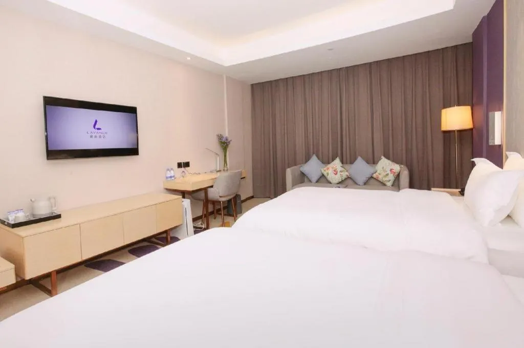Bed in Lavande Hotels· Jingzhou Jianli