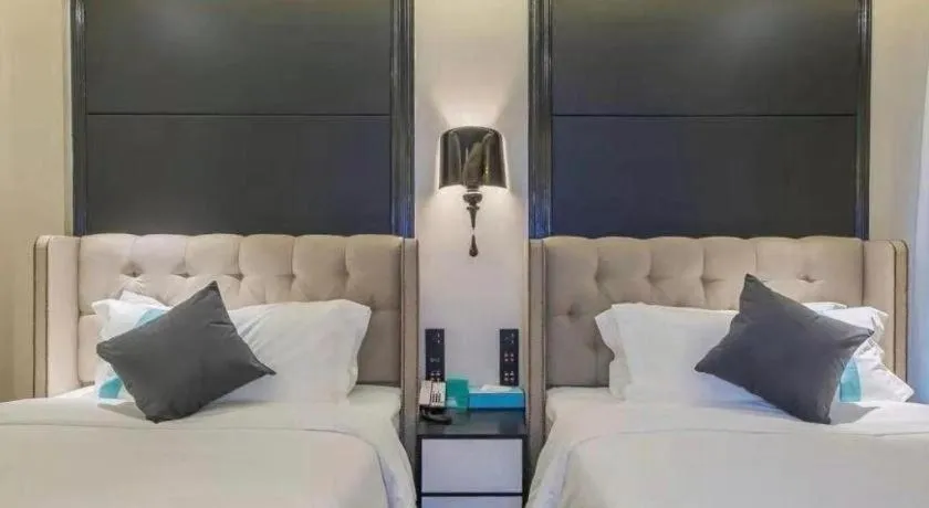 Bed in Xana Hotelle Nanchang Tengwang Pavilion Wanshougong