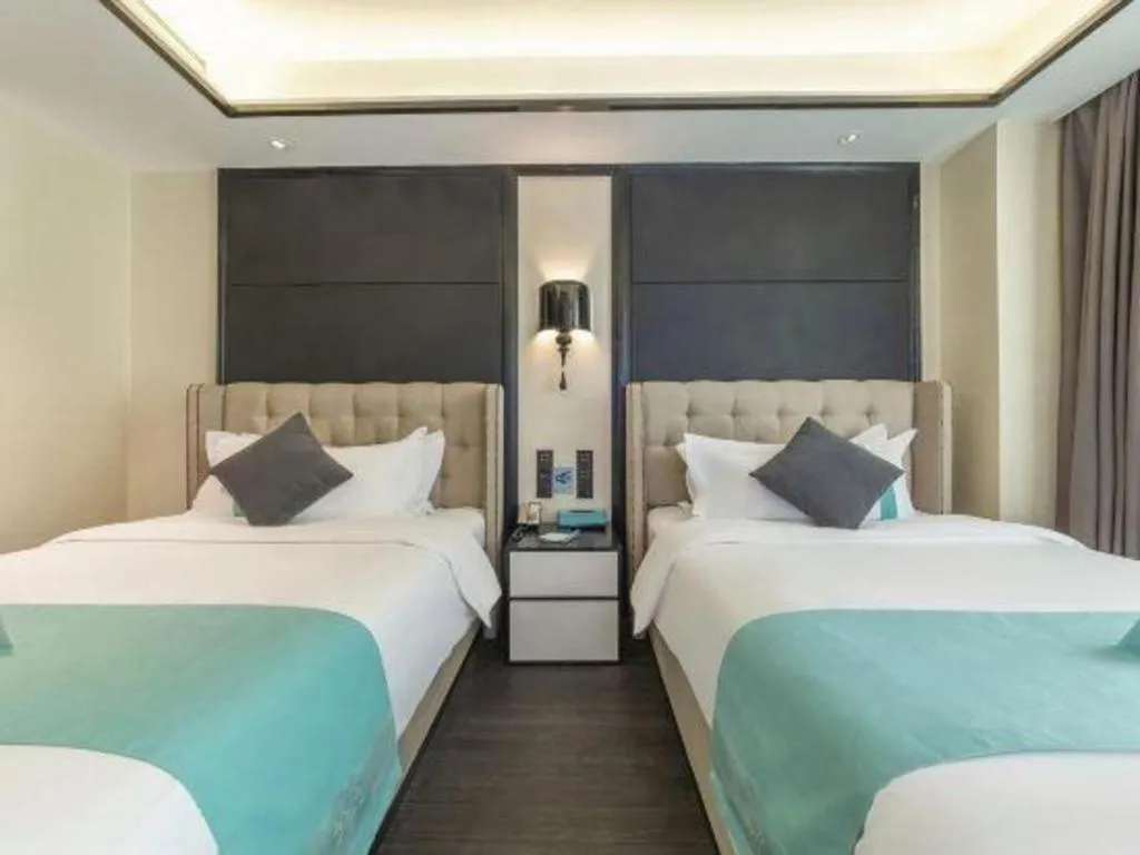 Bed in Xana Hotelle Nanchang Tengwang Pavilion Wanshougong