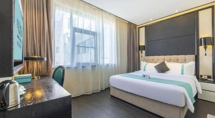 Bed in Xana Hotelle Nanchang Tengwang Pavilion Wanshougong