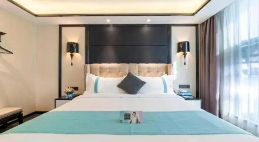 Bed in Xana Hotelle Nanchang Tengwang Pavilion Wanshougong