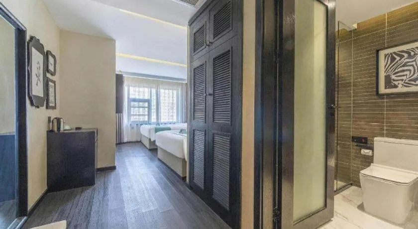 Bed in Xana Hotelle Nanchang Tengwang Pavilion Wanshougong